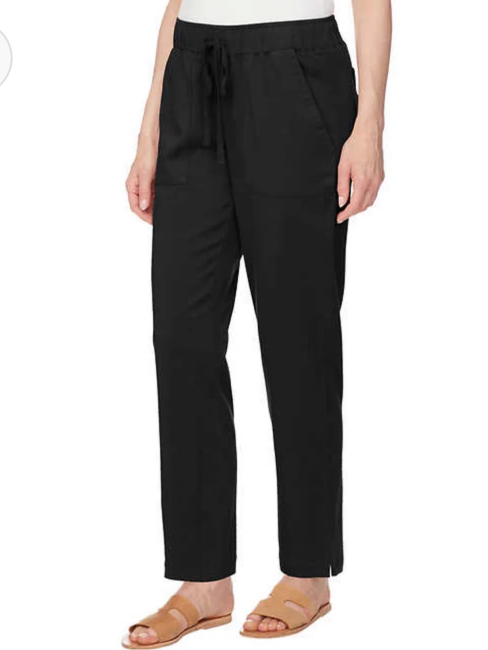 Buffalo David Bitton Women's Black Ankle Pants